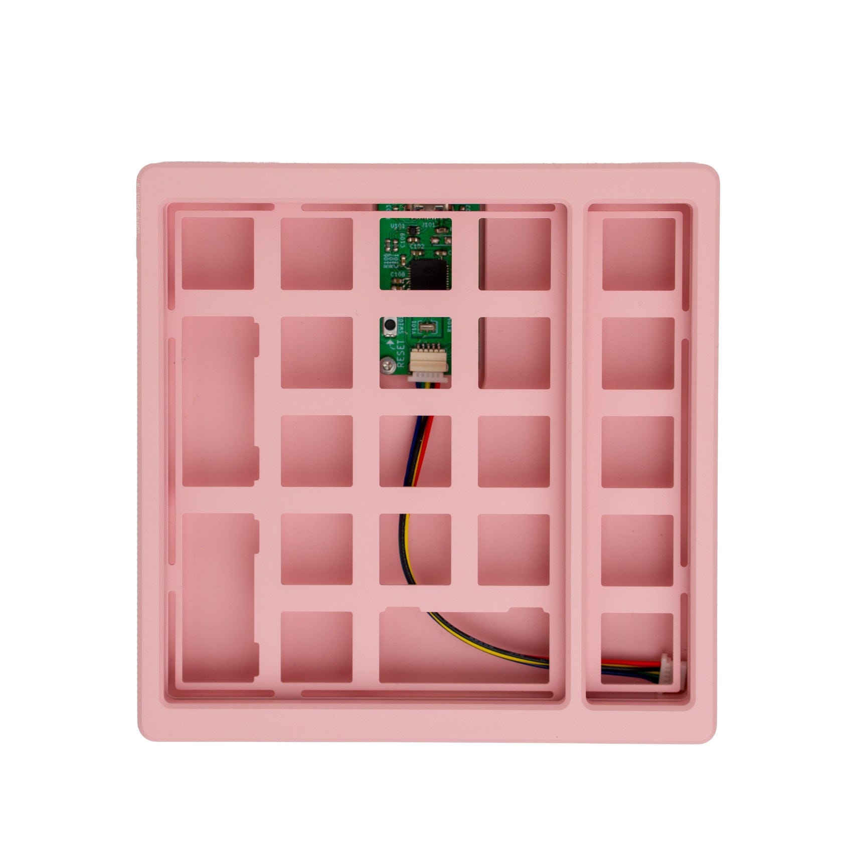 KeebCats Gina Macro-Numpad by KeebCats - Accessories E-Pink Aluminium Plate