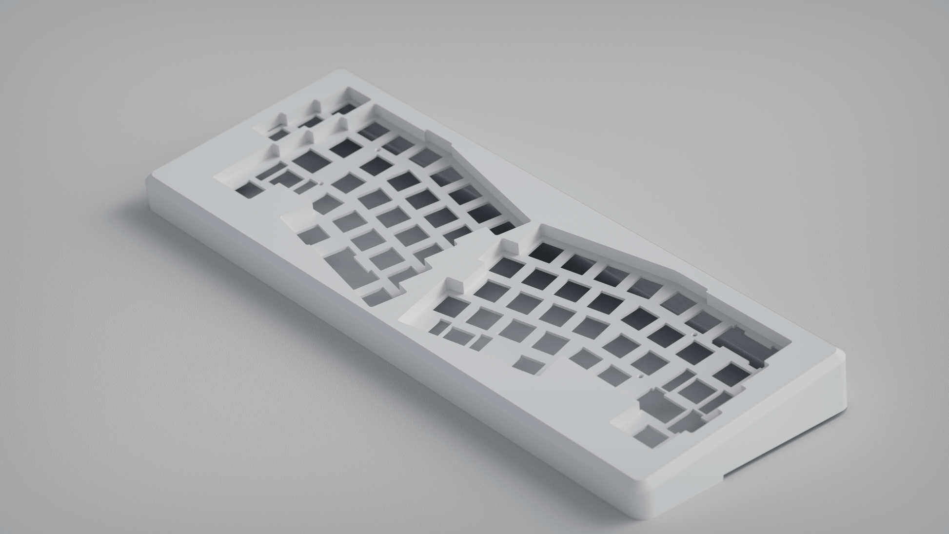 seh0nk x KeebsForAll [Group Buy] Coarse60 Keyboard White / Aluminium
